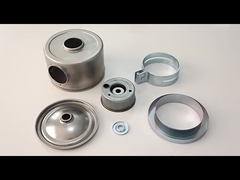 ISO 금속 공장 사용자 정의 깊은 드로잉 # 6 # 8 # 10 # 12 전체 크기의 알루미늄 재킷 홀더 깊은 드로잉