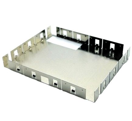 사용자 지정 방패 캔 박스 장막 EMI RF 방패 케이스 SPCC 휴대 전화 PCB 내구성 휘어진 유형을위한 엽 금속 부품