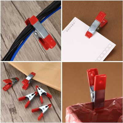 도매 DIY 도구 2 인치 A 타입 스틸 스프링 클램프 고무 손잡이 가벼운 의무 스프링 클램프