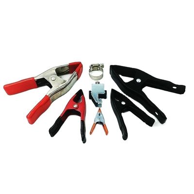 중량 2 4 6 9 인치 금속 스프링 클램프 클립 PVC 손잡이