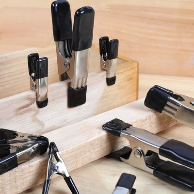 맞춤형 금속 스프링 클램프 도구 하드웨어 핸드 클램프 흰색 금속 클램프 4'' 6'' 9''